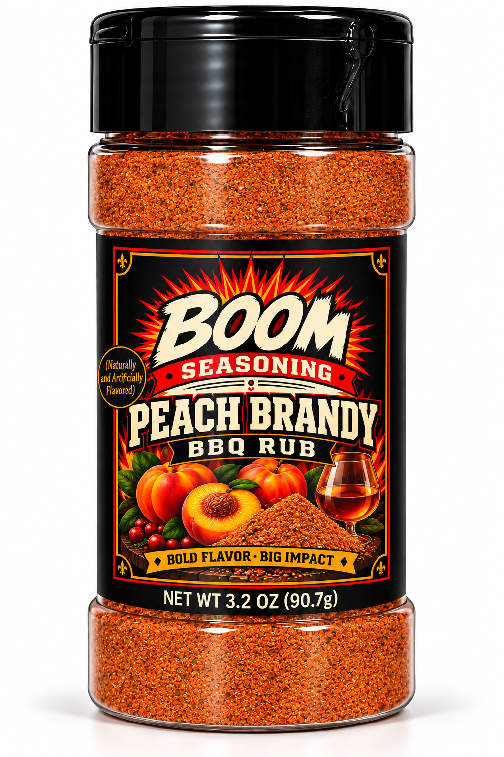 BOOM BBQ Peach Brandy
