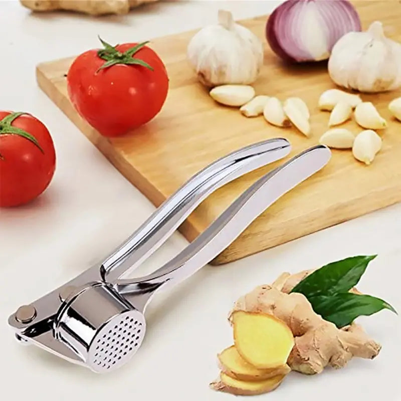 1pc Garlic Press and Peeler Kitchen Tool Accessory